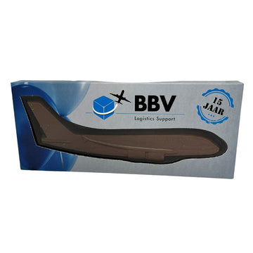 ✈️ Vliegensvlug geleverd: chocolade vliegtuig voor 15 jaar BBV Logistics