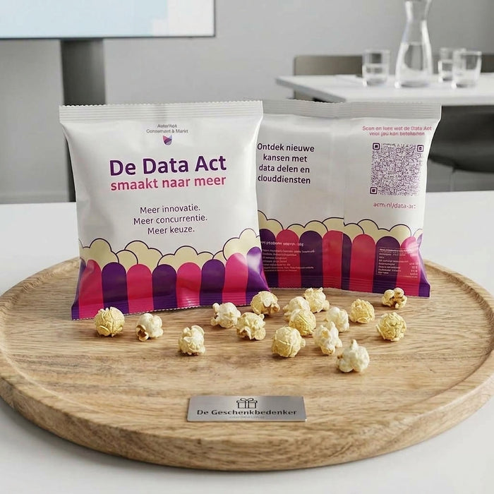 De Data Act smaakt naar meer: bedrukte popcornzakjes voor ACM