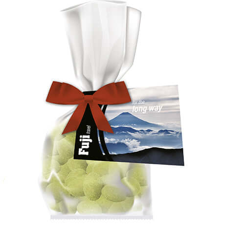 Pinda's met wasabi (25 gram) in zakje met strik en kaartje