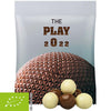 Bedrukte biologische Crunch Choco's, ca. 12g, in midi-zakje met eigen logo — promotioneel snoepje