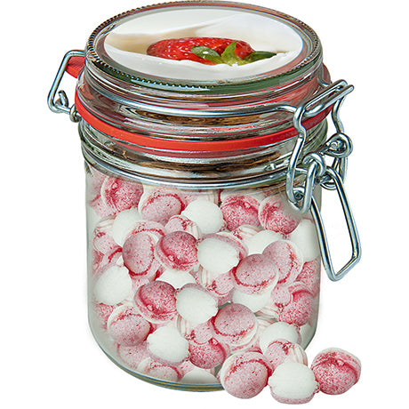 Erdbeer-Joghurt Bonbons, ca. 200g, Bonbonglas Maxi