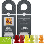 Biologische gummibeertjes (10 gram) in deurhanger