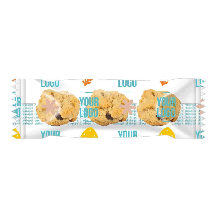 Mini Havermoutkoekjes met Chocoladestukjes – Individueel Verpakt Paasbedankje