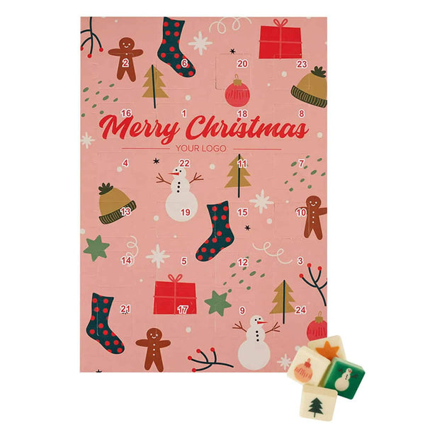 Adventskalender met Choco Logo Print