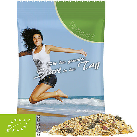 Bio Müsli Sauerkirsche, ca. 50g, Maxi-Tüte