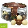 biologische Knusperkugeln-Mix, ca. 40g, Sweet Dose Mini bedrukken – promotionele snack