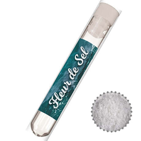 Reageerbuisje met fleur de sel (5 gram)