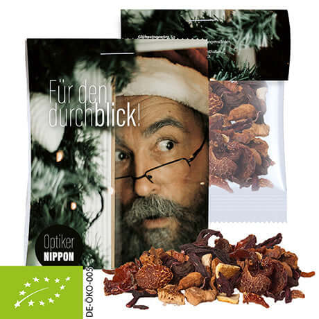 Biologische glühweinkruiden (7 gram) in zakje met topkaart