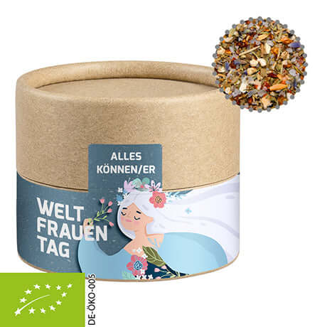 Bruine kraft koker met biologische kruidenmix alleskunner (40 gram)
