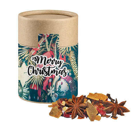 Glühweingewürz grob, ca. 45g, Kraftpapierdose Midi