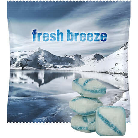 Snoepjes frisse bries (17 gram) in bedrukt zakje