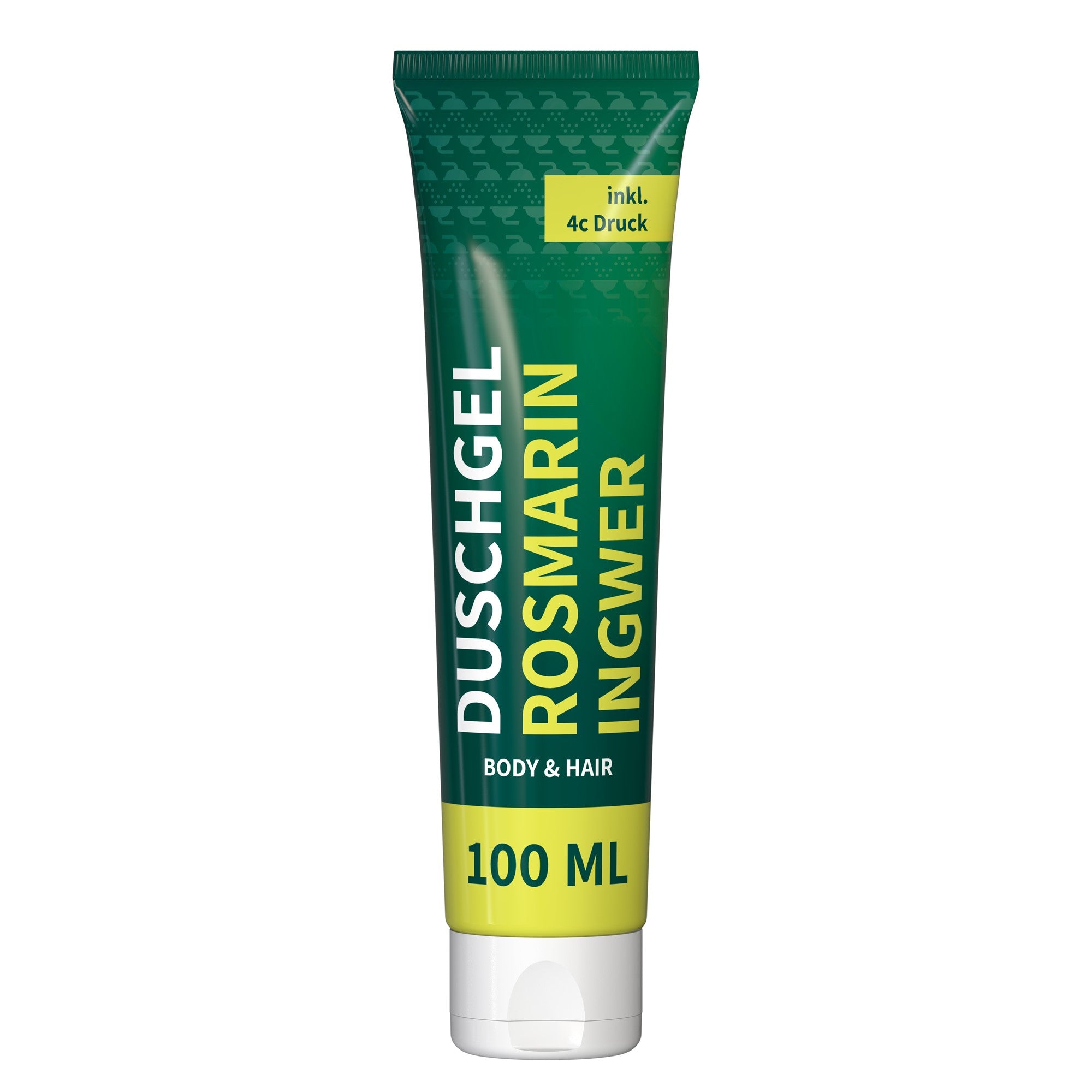 01 100ml tube duschgel rosmarin ingwer productafbeelding