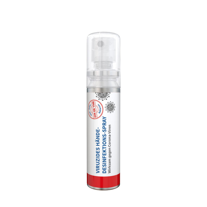 Desinfectiespray met logo als aluminium pocketspray van 20 ml