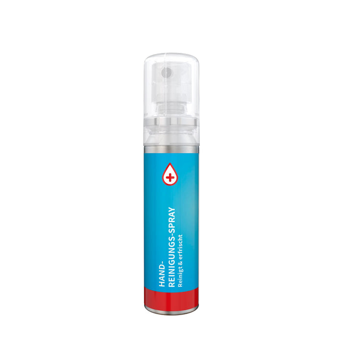 Handreinigingsspray met logo als aluminium pocketspray van 20 ml