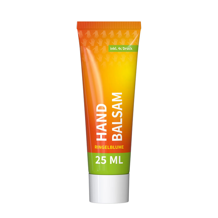 Handbalsem goudsbloem-aloë vera in tube van 25 ml, rondom bedrukt