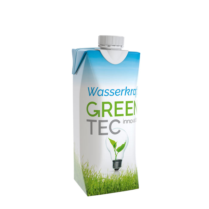 Water in drinkpak van 500 ml, rondom bedrukt met eigen ontwerp