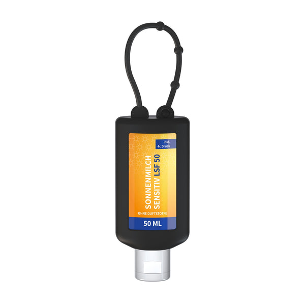 Zonnebrand Gevoelige Huid SPF 50 – 50 ml bumperflacon met label