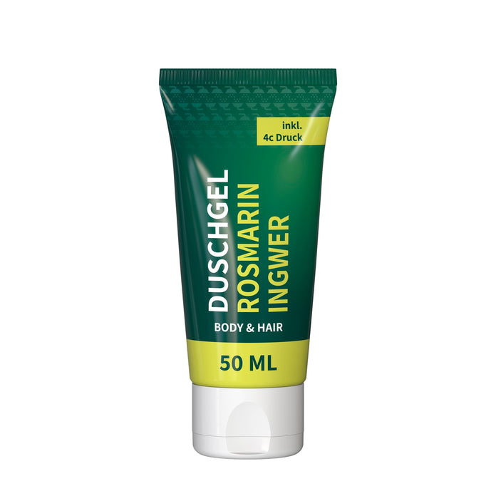 01 50ml tube duschgel rosmarin ingwer productafbeelding