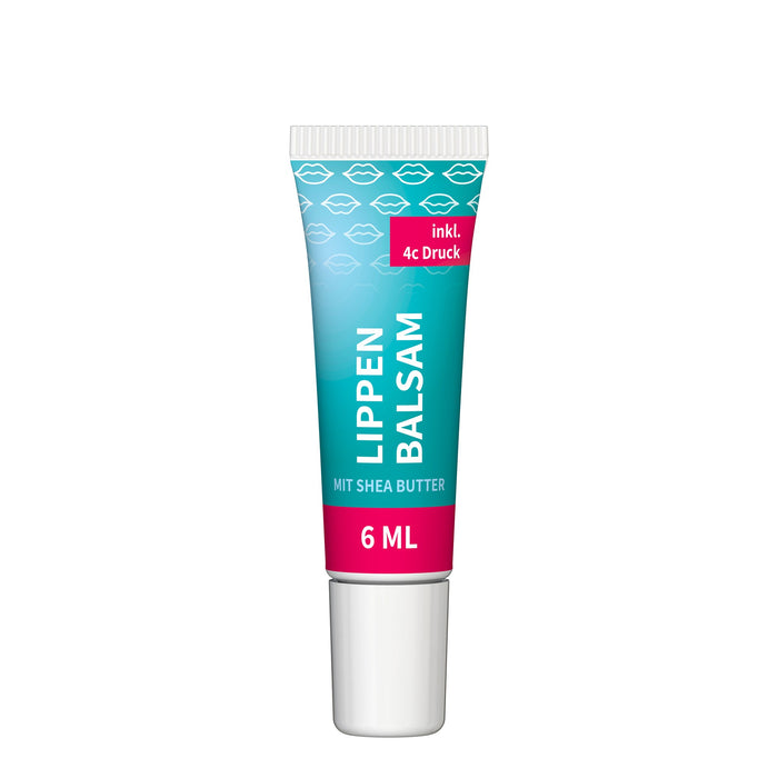 Lippenbalsem met logo in rondom bedrukte tube van 6 ml