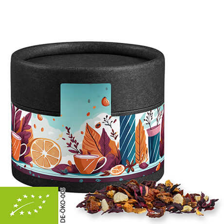 Zwarte kraft koker met biologische vruchtenthee goed humeur (18 gram)
