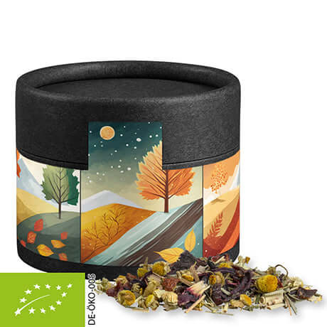 Zwarte kraft koker met biologische kruidenthee vier seizoenen (9 gram)