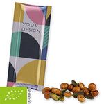 Biologische eiwitsnack (20 gram) in bedrukte snackstick