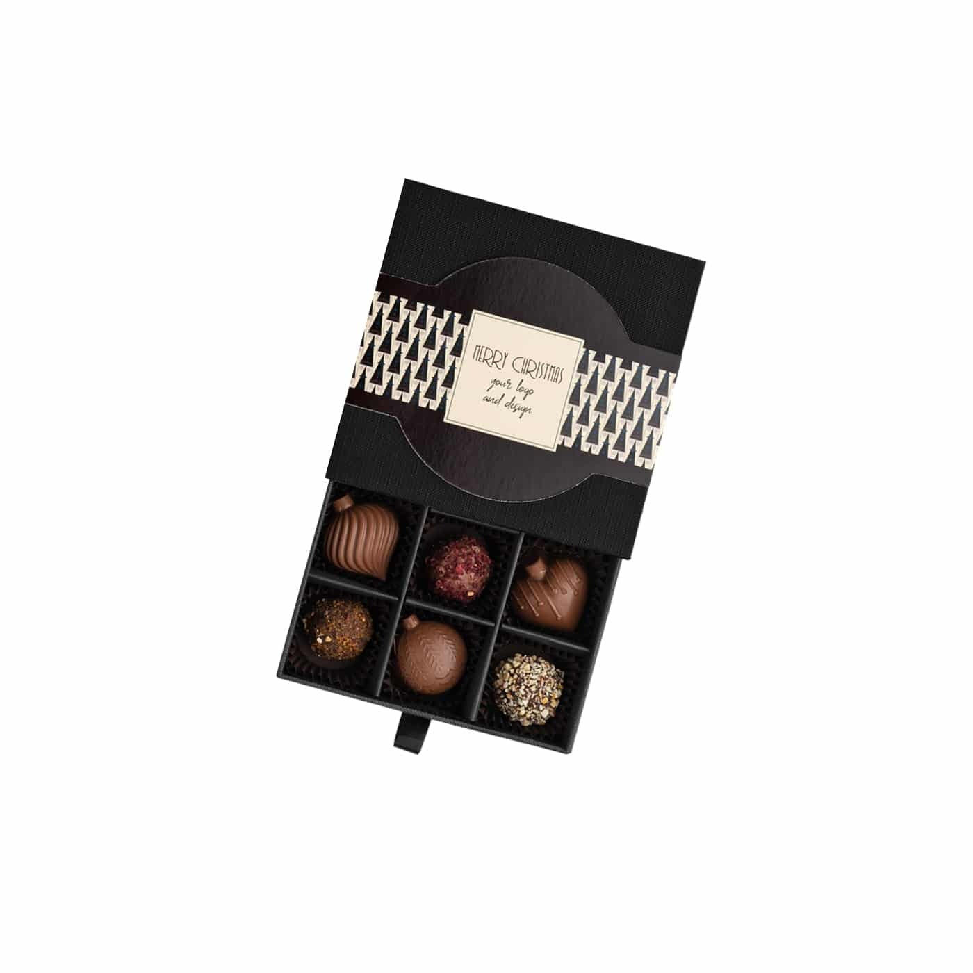 0257 XMAS PRALINY CHRISTMAS MOME 3 productafbeelding