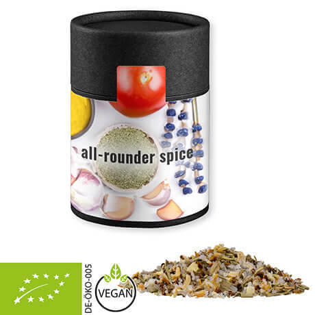 Zwarte kraft koker met biologische kruidenmix alleskunner (75 gram)