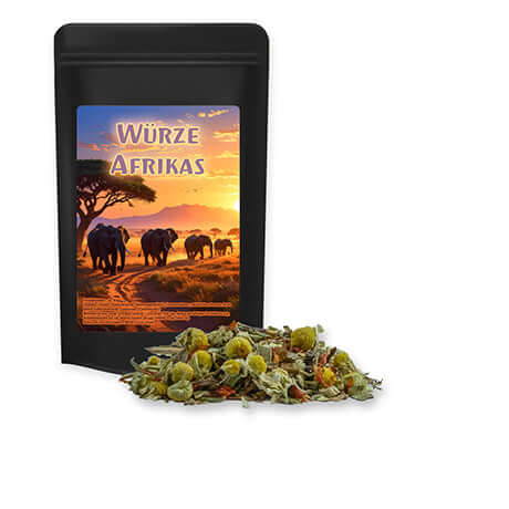 Zwarte stazak met etiket met biologische rooibosthee ontspanningstijd (20 gram)