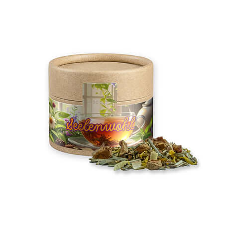 Bruine kraft koker met biologische kruidenthee Seelenwohl (11 gram)