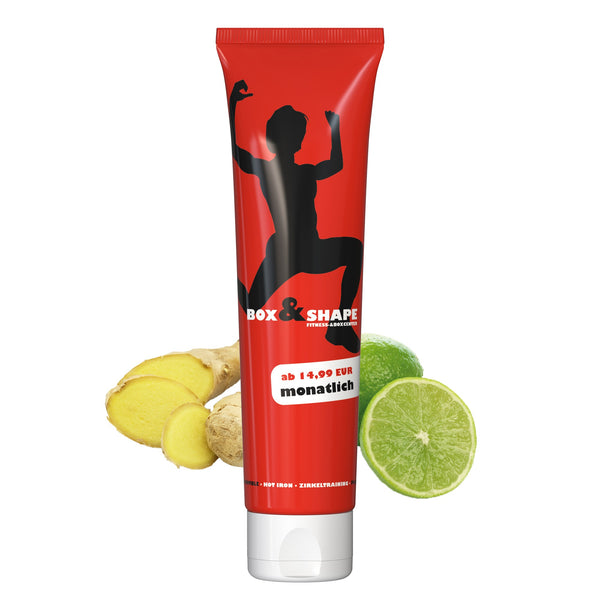 Douchegel Gember-Limoen – 100 ml tube (volledig bedrukt)