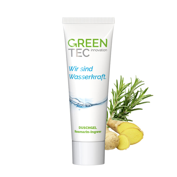 02 25ml tube duschgel rosmarin ingwer greentech rosmarin productafbeelding