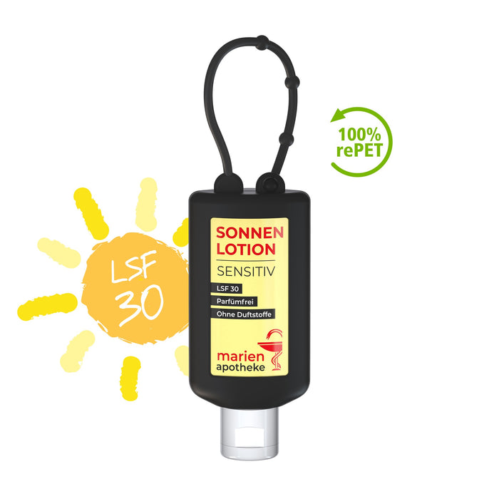 Zonnebrand Gevoelige Huid SPF 30 – 50 ml bumperflacon met label