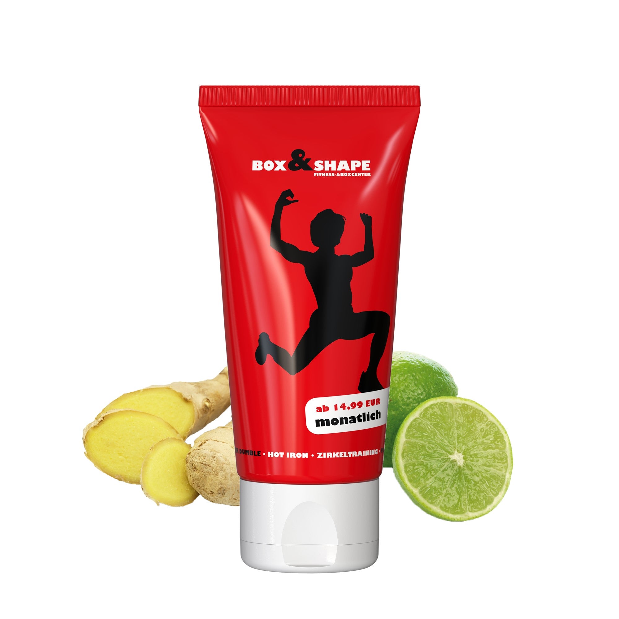 02 50ml tube body shape limette productafbeelding