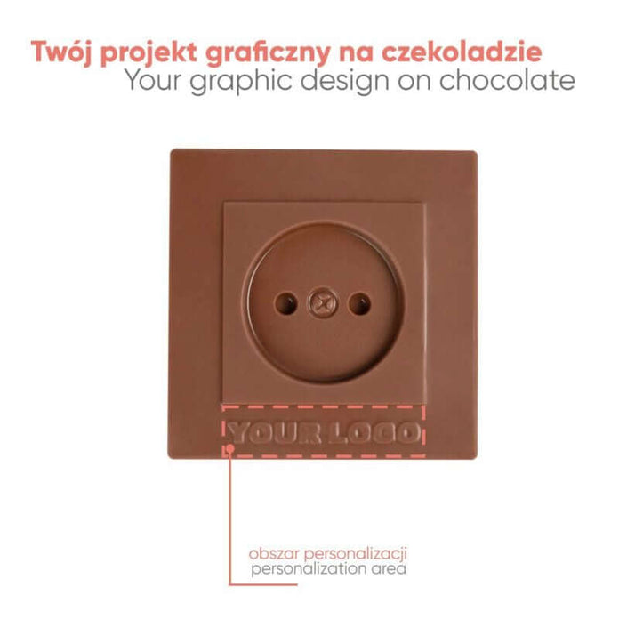 0314 CZEKOLADOWY KSZTALT CHOCO4M productafbeelding