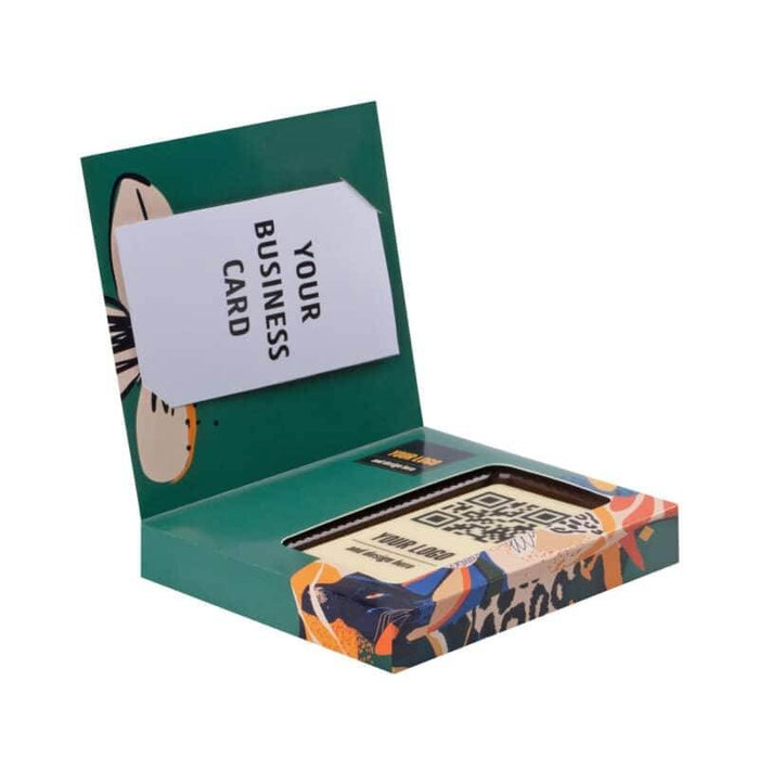 Choco4Mat mini kalenderkaart met visitekaartvak