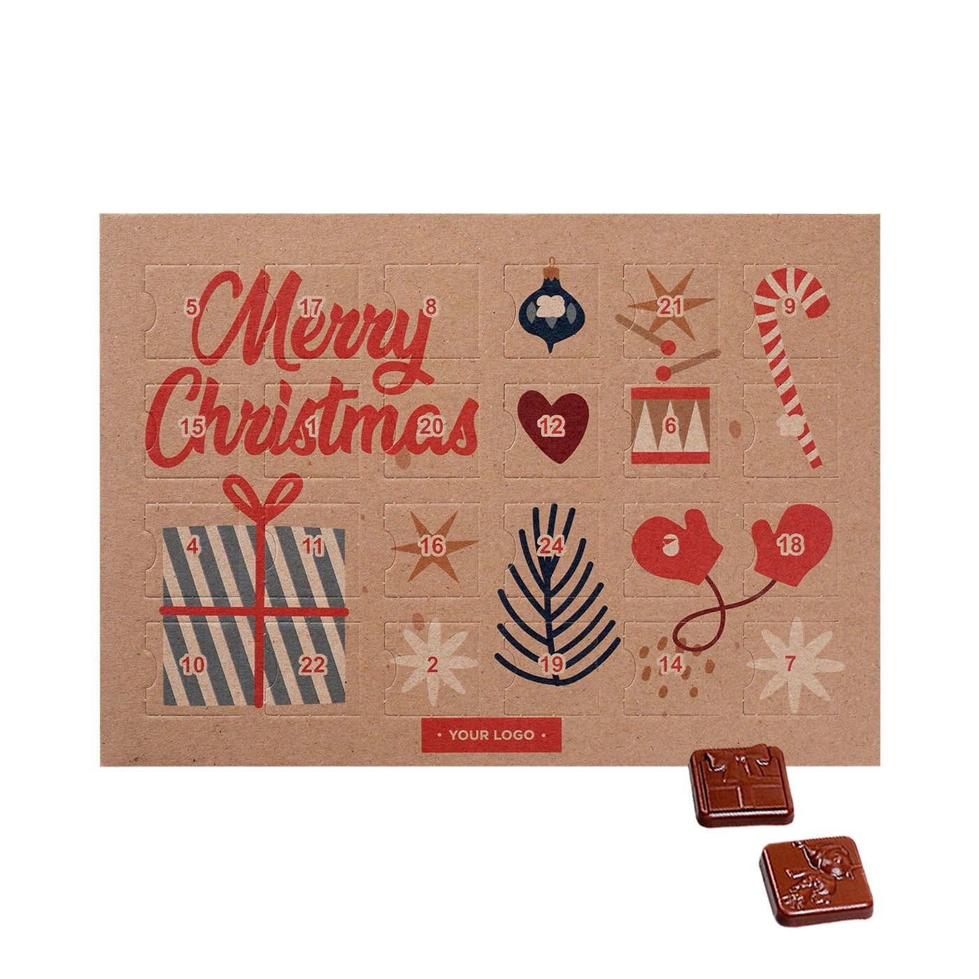 0410Xmas KALENDARZ ADWENTOWY XS productafbeelding
