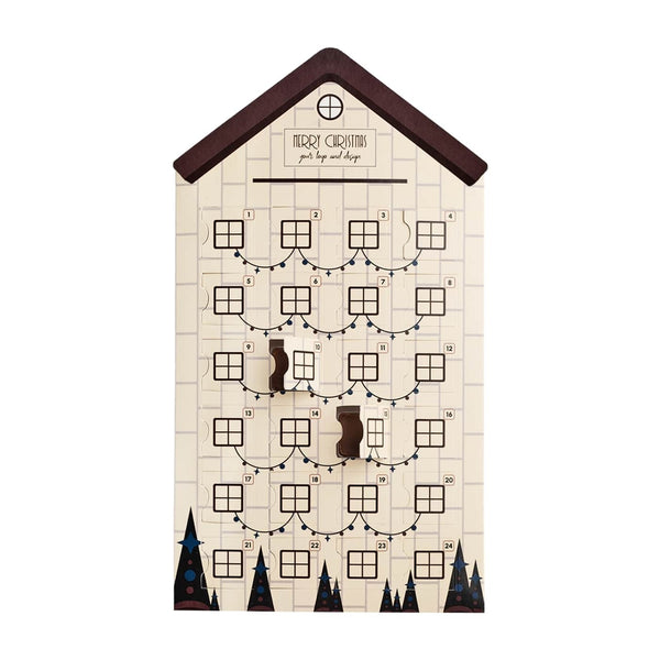Adventskalender – Kersthuis vol chocoladegeluk