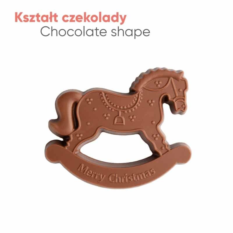0456 CZEKOLADOWY KSZTALT KONIK N 2 productafbeelding
