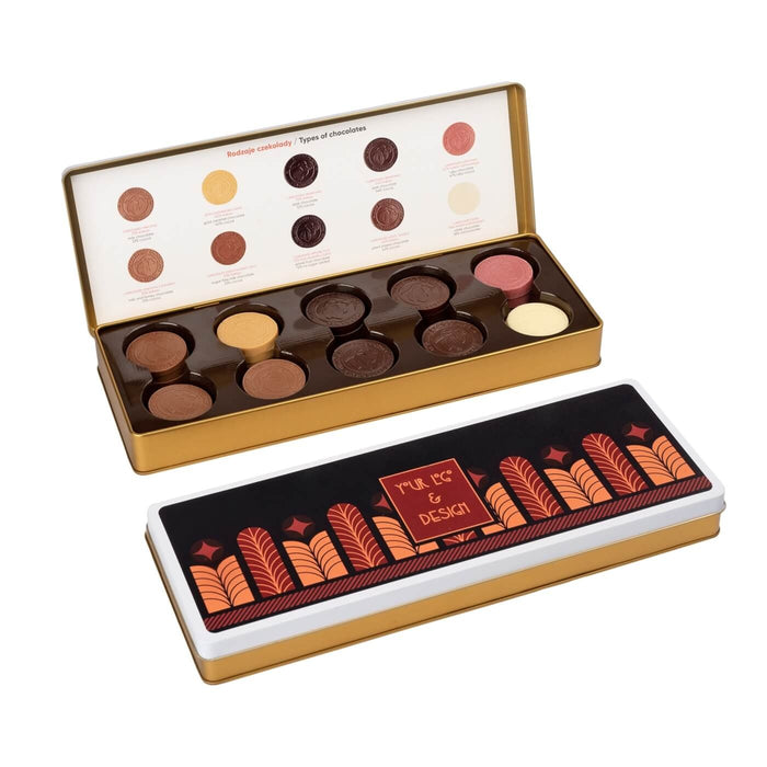 Chocolate Expert – Chocolade Medaillons in Luxe Blik
