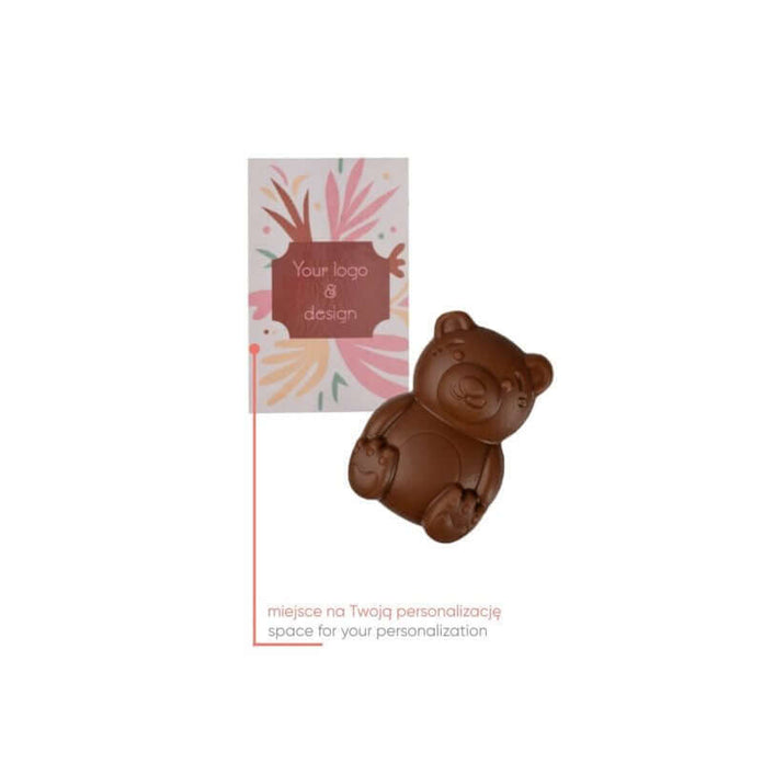 0531A ADVERT CARD CEKOLADOWY MIS productafbeelding