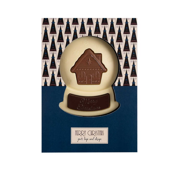 Bespoke Chocolate Christmas Snowball – Luxe Kerstbal van Chocolade