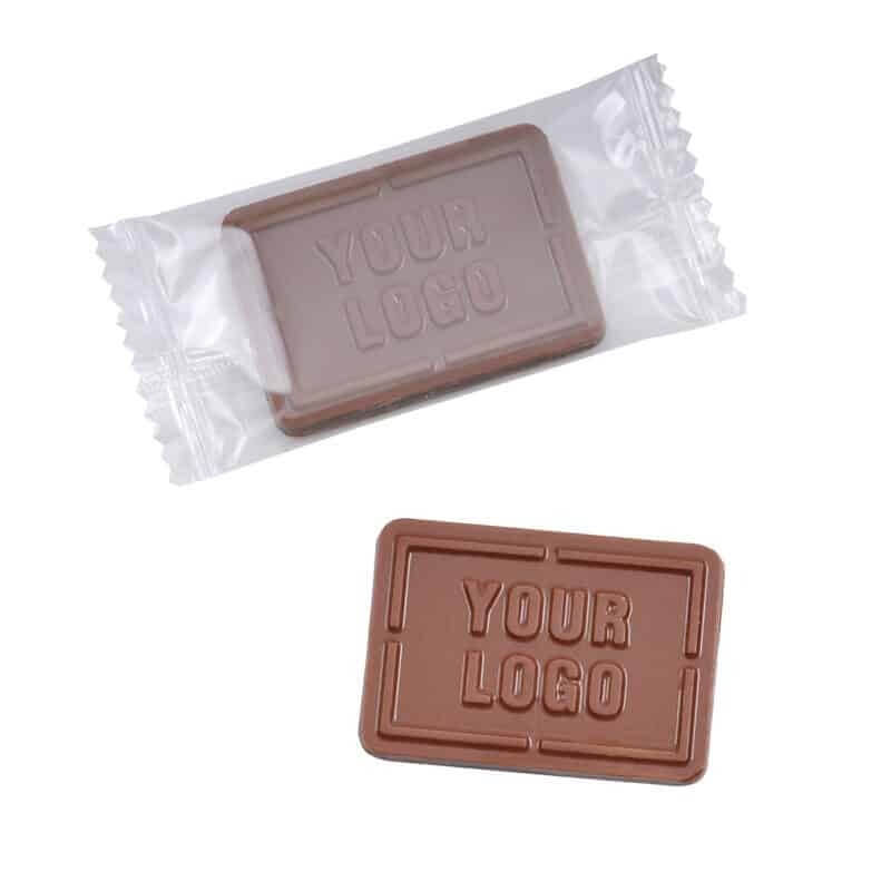 0604 MINI CZEKOLADKA Z LOGO 9 G productafbeelding