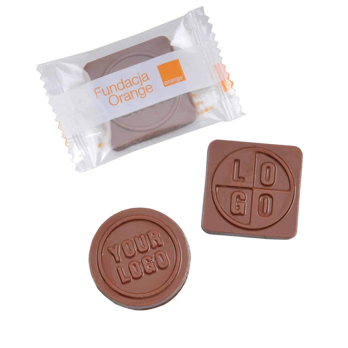 0604 MINI CZEKOLADKA Z LOGO 9 G 1 productafbeelding