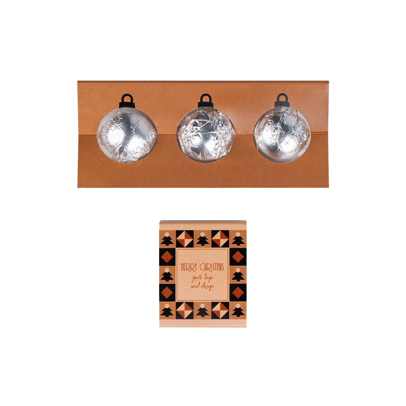 0633XMAS PRALINY SWEET SPHERE BO 3 productafbeelding