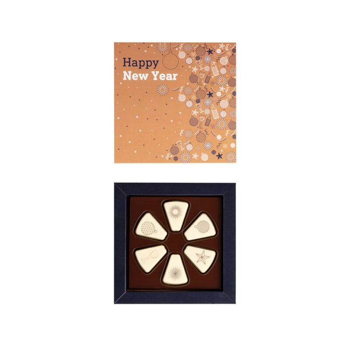 0640NEW YEAR PRALINY Z NADRUKIEM productafbeelding