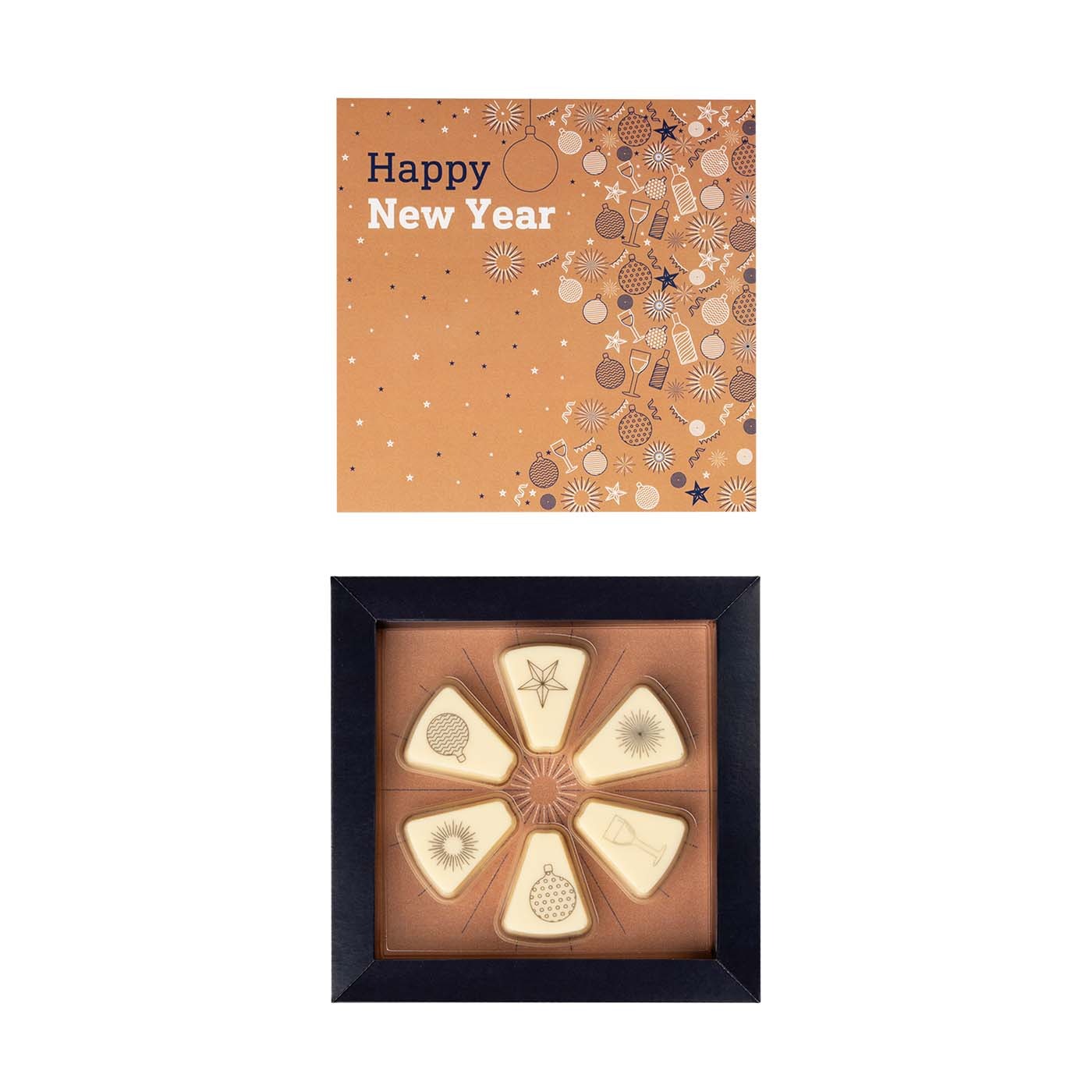 0640NEW YEAR PRALINY Z NADRUKIEM 1 productafbeelding