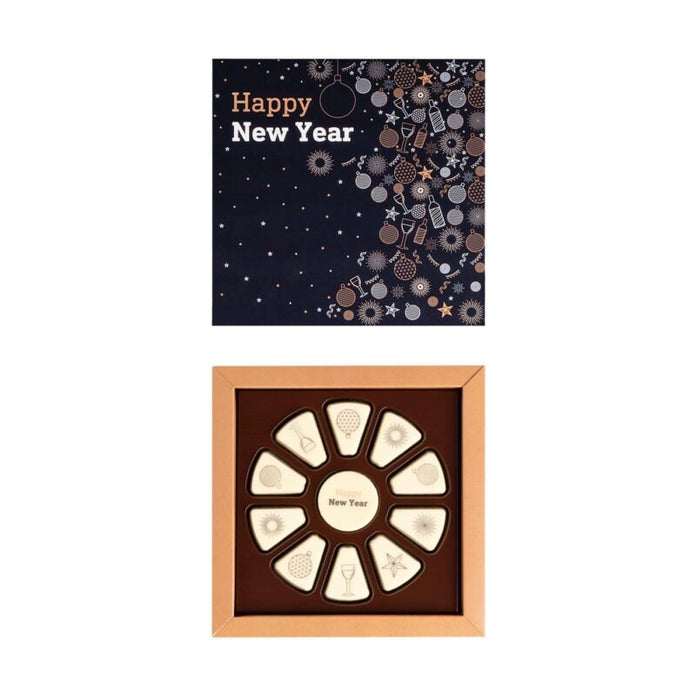 0641NEW YEAR PRALINY Z NADRUKIEM productafbeelding