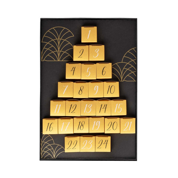Advent Calendar Decadence – 24 Luxe Verassingen in een Feestelijke Kerstboomvorm