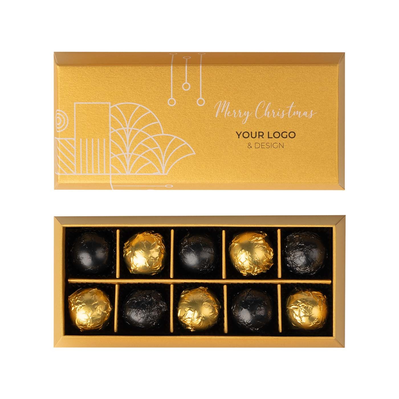 0753 BOMBONIERKA UNCJA GOLDEN SP 2 productafbeelding